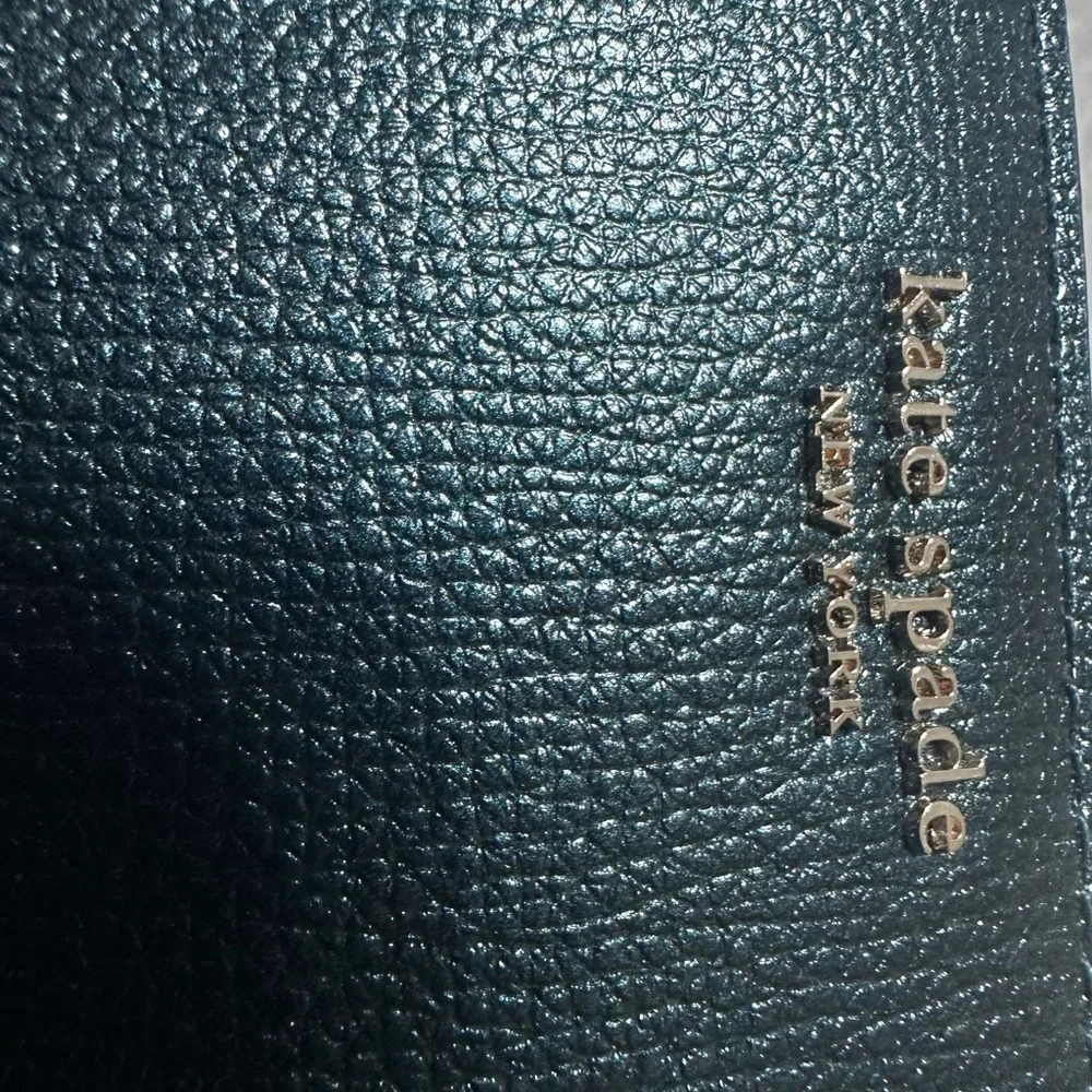 Kate Spade Green Textured Leather Accessory - Picture 3 of 4